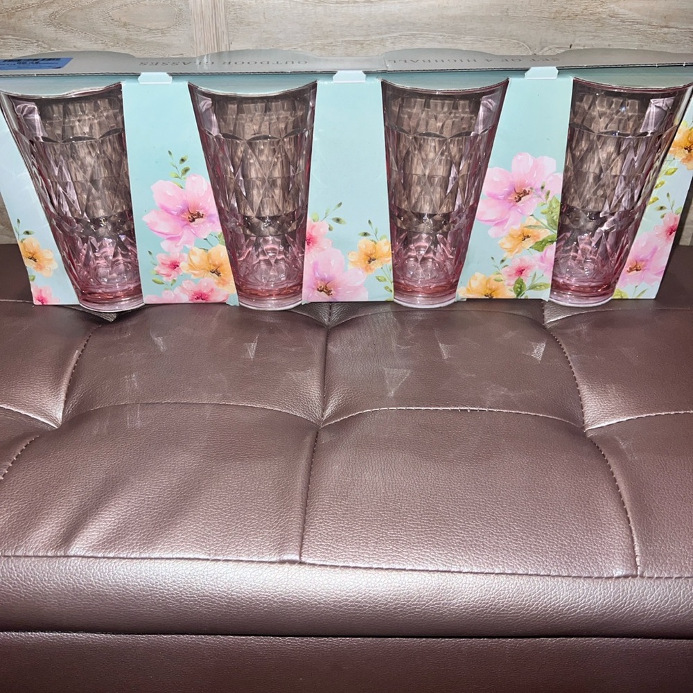 Elegant Pink Floral Wall Decor Set